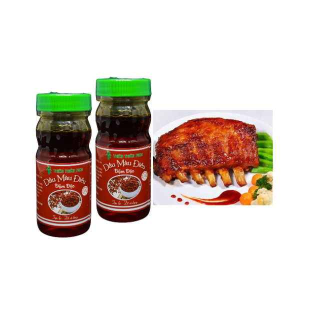 Combo 6 chai Màu Dầu Điều Đậm Đặc  100ml Thiên Thiên Food