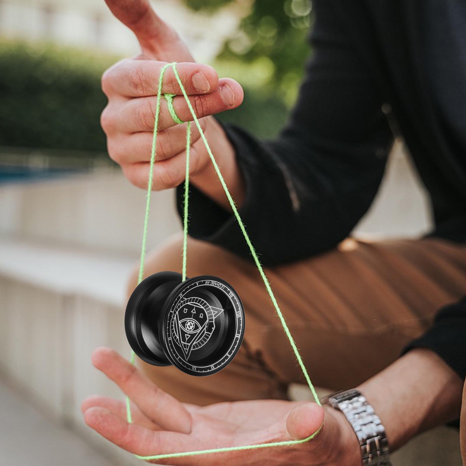X4 Professional Yoyo Competitive Aluminum Yoyo Ball Yo Yo Gift with Strings and Glove