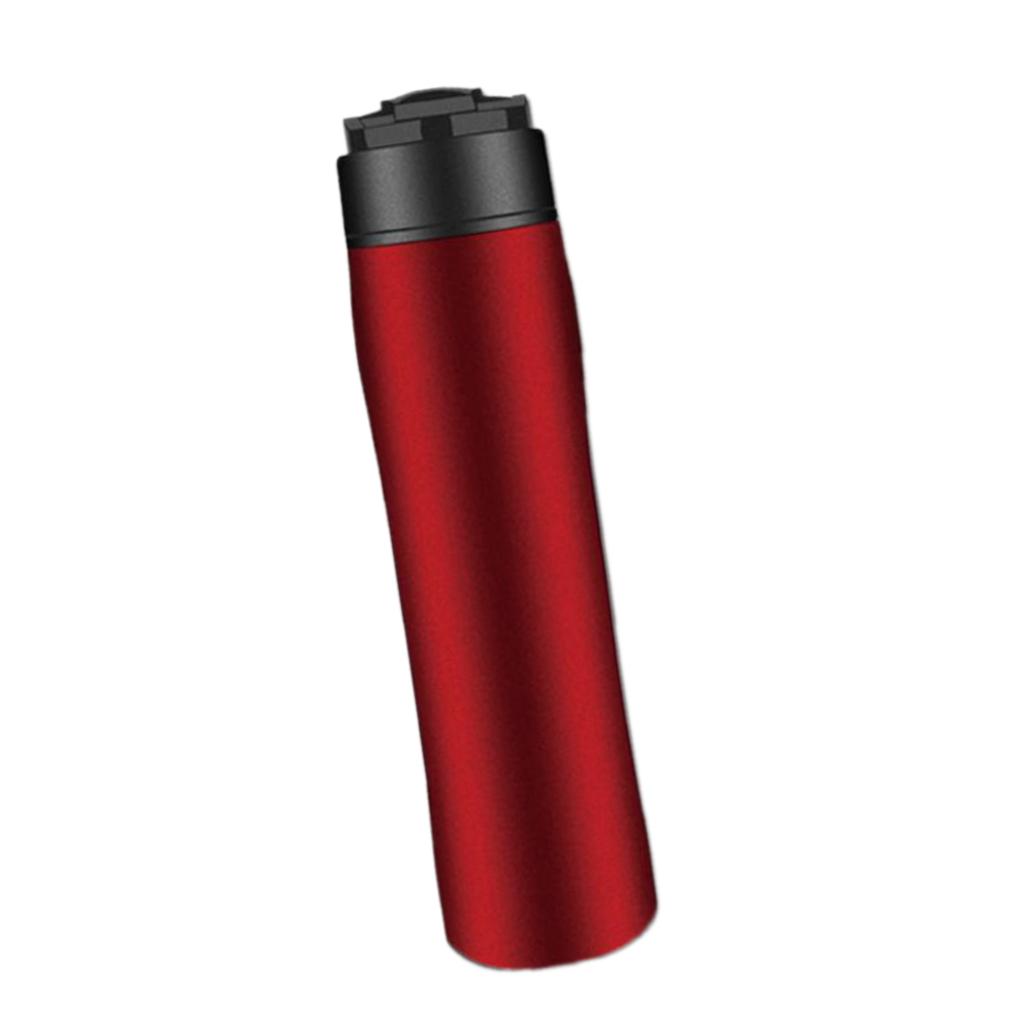 Portable French Press Coffee Maker Vacuum Insulated Travel Mug Stainless Steel Coffee Tea Maker Bottle for Hiking, Camping, Outdoors