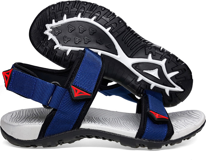 Giày sandal nam Việt Thủy quai ngang VT01 - xanh dương