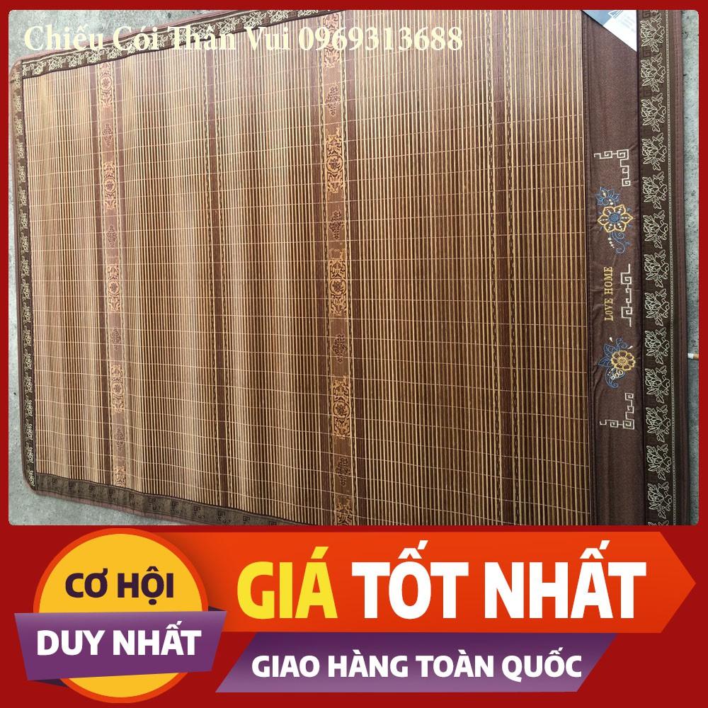 Chiếu Gỗ Sịn nan gỗ bóng mịn (hàng cao cấp)