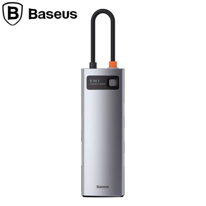 Hub chuyển đổi đa năng 8 trong 1 Baseus CAHUB-CV0G - HÀNG CHÍNH HÃNG