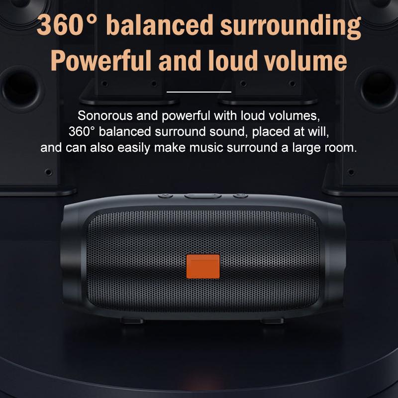 Loa Bluetooth không dây chất lượng âm thanh cao thẻ loa đôi di động nhỏ hộ gia đình ngoài trời loa siêu trầm lớn Màu sắc: Xanh cỏ