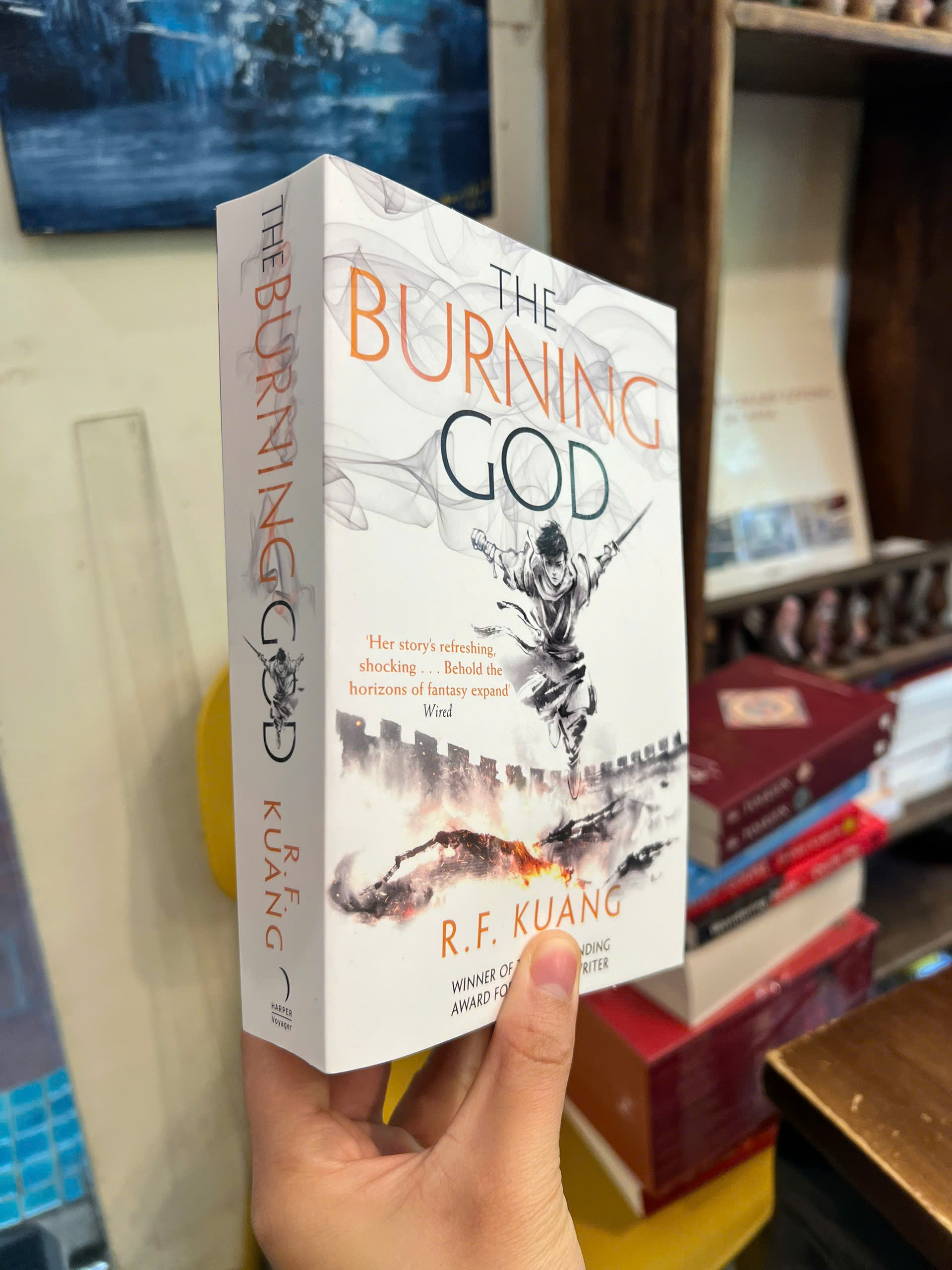 Sách - The Burning God by R.F. Kuang (Book #3) | Fantasy / Historical Fiction / Ngoại văn Nhập khẩu