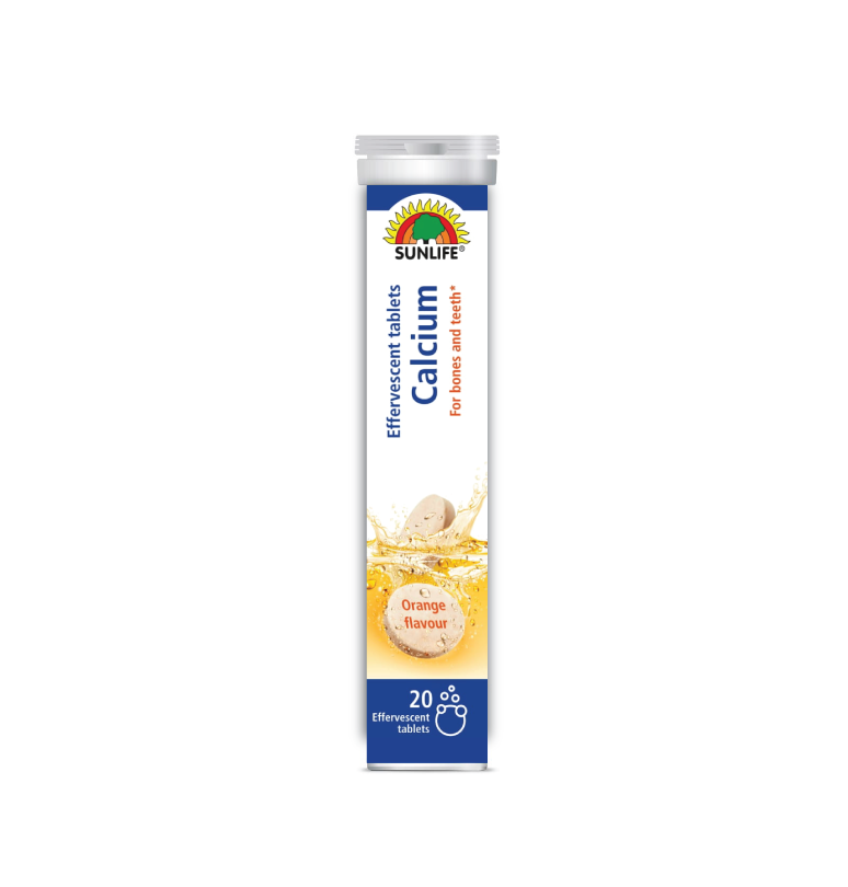 Thực phẩm bảo vệ sức khỏe - Viên sủi bổ sung canxi Sunlife Calcium Effervescent tablets