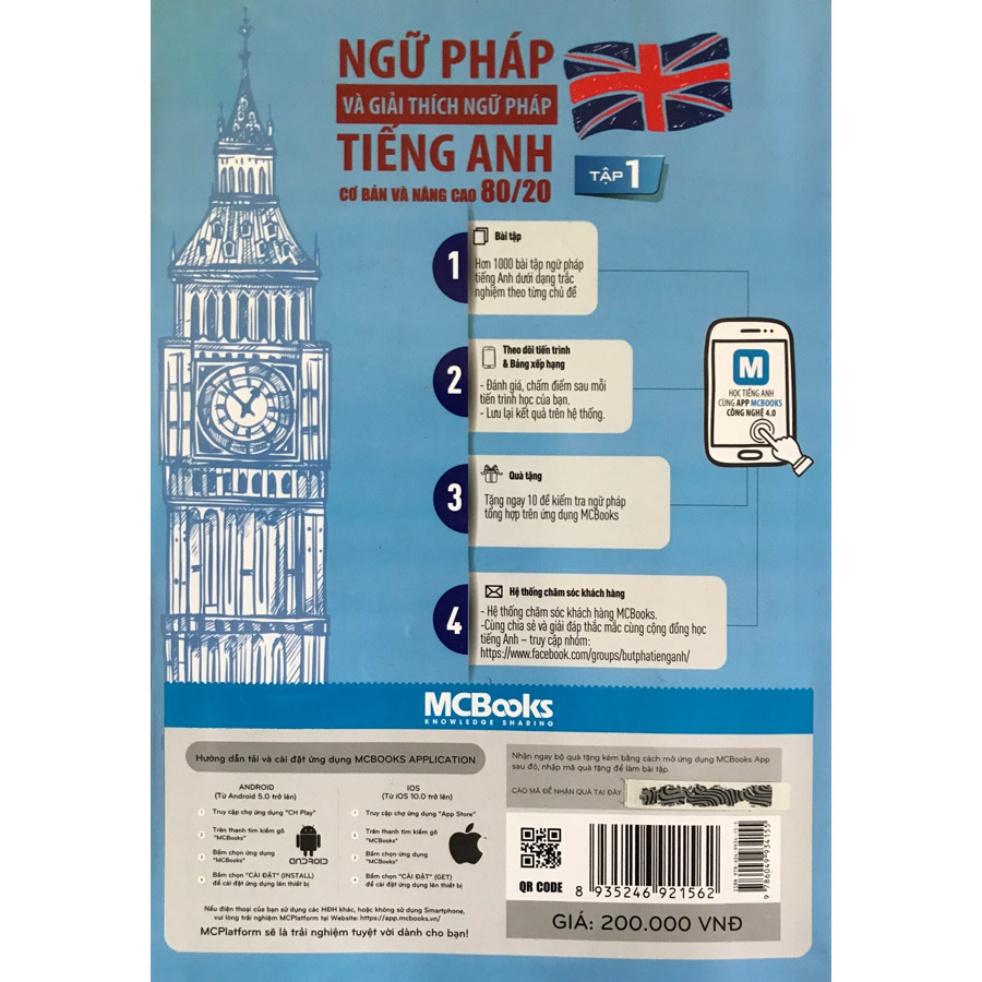 Ngữ Pháp Và Giải Thích Ngữ Pháp Tiếng Anh Cơ Bản Và Nâng Cao (Tập 1) (Tái Bản)