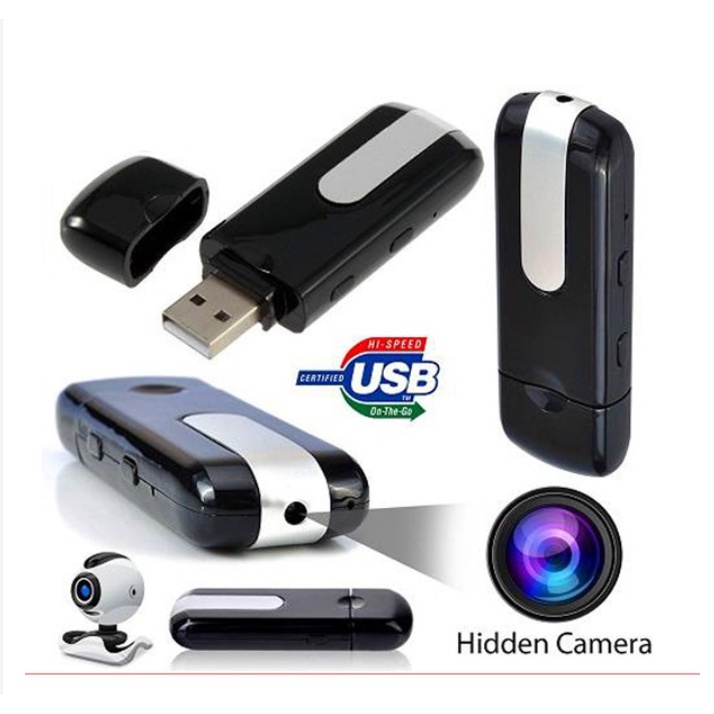 USB U8 Siêu Nhỏ USB HD 720x480 Cao Cấp Video Recorder Mini USB Flash Pin 2 Giờ Ghi Hình Liên Tục