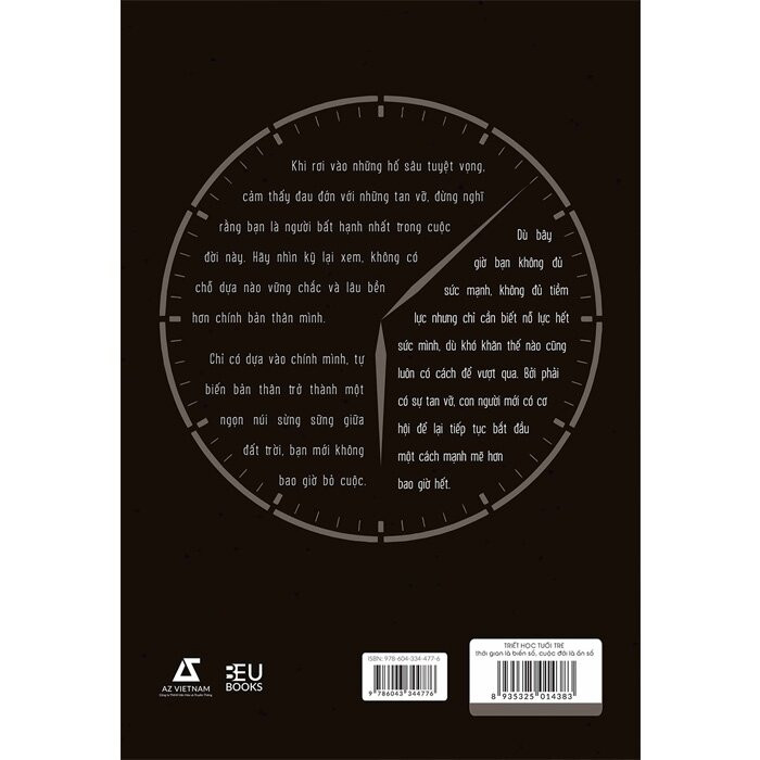 Triết Học Tuổi Trẻ - Thời Gian Là Biến Số Cuộc Đời Là Ẩn Số - Trương Di - (bìa mềm)