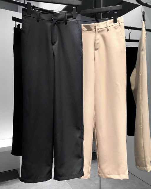 Quần Simple pant Ống Rộng Unisex