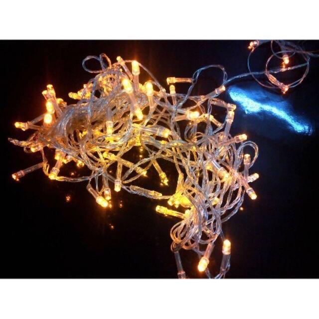Dây Đèn Led Trang Trí Dài 10 Mét Cắm Điện Có Chế Độ Nháy L10