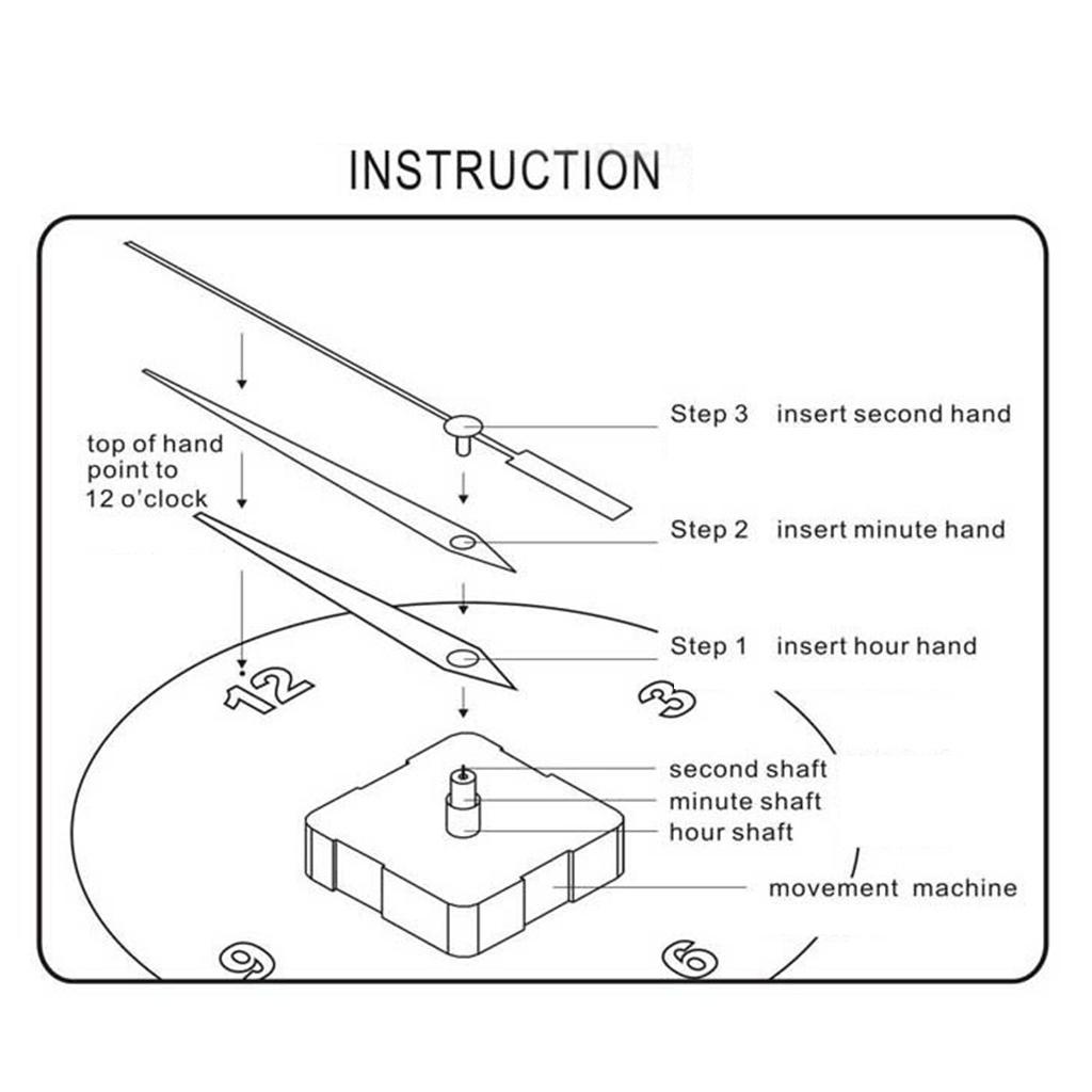Quartz Pendulum Clock Movement Mechanism Battery Powered DIY Clock Repair Parts