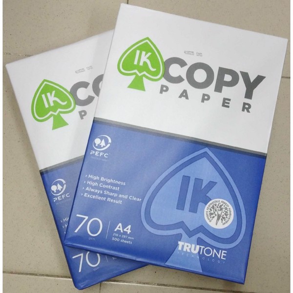 Giấy IK copy paper A4 70 gsm