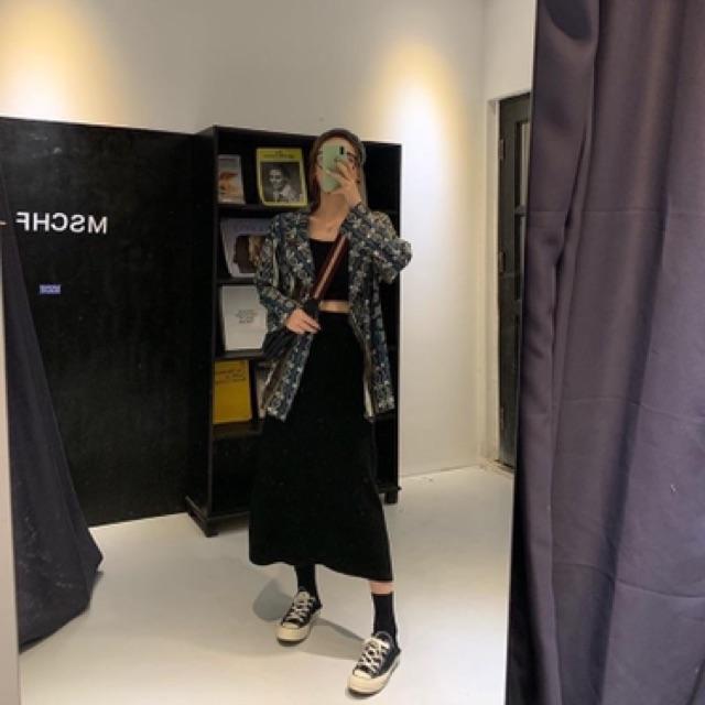 ÁO SƠ MI LỤA OVERSIZE