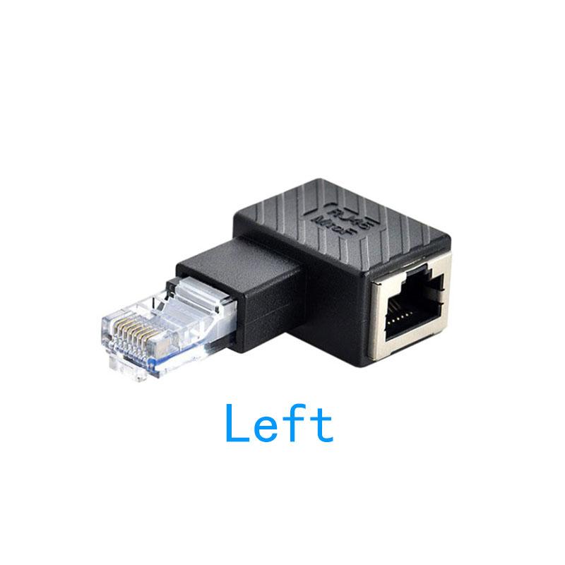 Bộ chuyển đổi cáp RJ45 từ nam đến khuỷu tay 90 độ cho máy tính xách tay máy tính