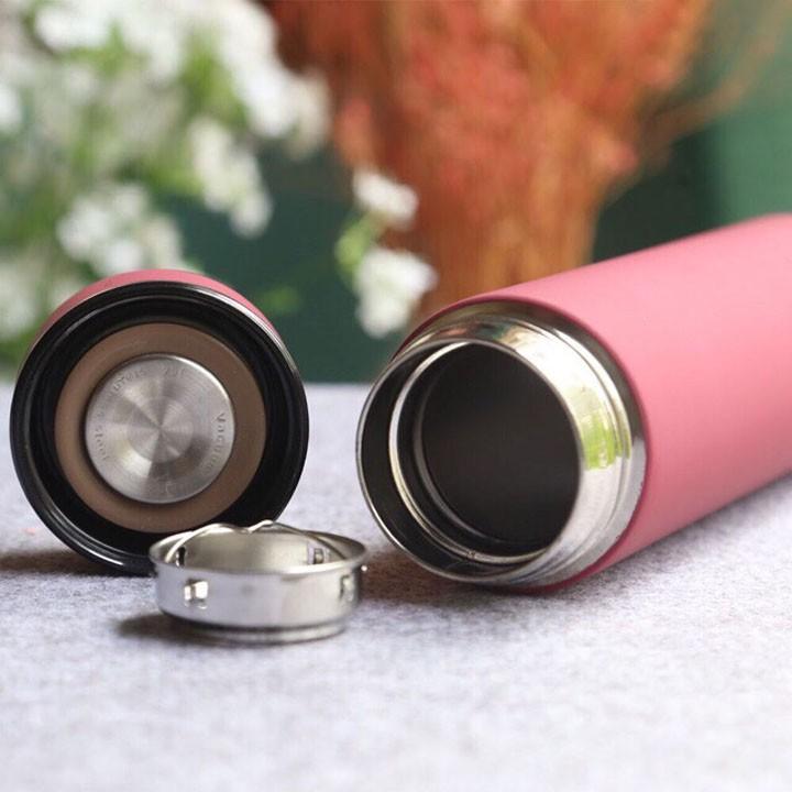 Bình Giữ Nhiệt 3 Lóp Vacuum Flask Cao Cấp có lưới lọc trà