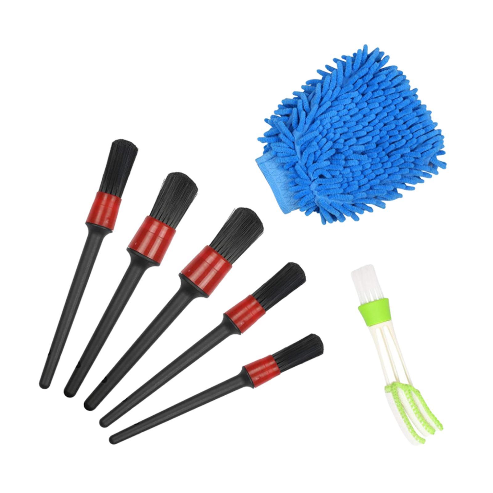 7  Car Detailing Brush Interior Cleaning  Cleaning Tools Kit