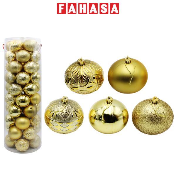 Hộp Trái Châu Trang Trí Giáng Sinh - 8ABDE50 - Màu Vàng Gold