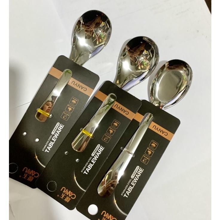 Séc bộ 3 thìa inox 304 sáng bóng