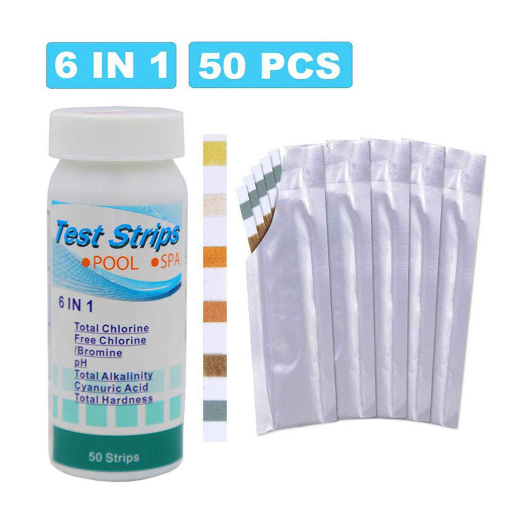Set 50 Giấy Quỳ Kiểm Tra Độ Ph Cho Hồ Bơi