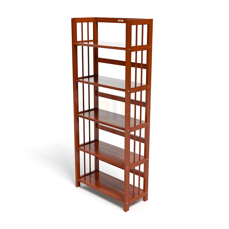 Kệ Sách 5 Tầng Gỗ Cao Su HB563  - Cánh Gián