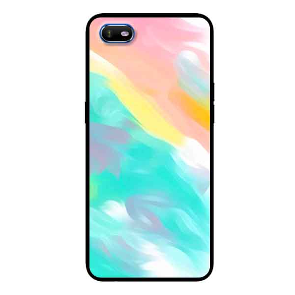 Ốp Lưng in cho Oppo A1K Mẫu Họa Tiết Nước Loang - Hàng Chính Hãng