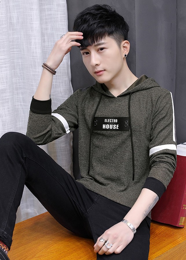 Áo khoác nam HOODIE AKN494 Thun nỉ ngoại ( đen)