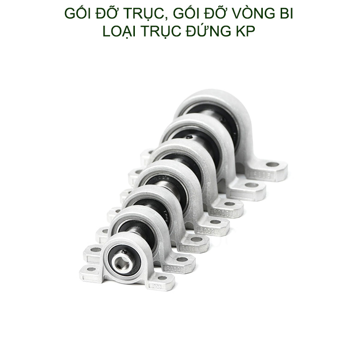 01 Gối đỡ trục, gối đỡ vòng bi loại đứng KP, làm bằng hợp kim chắc chắn