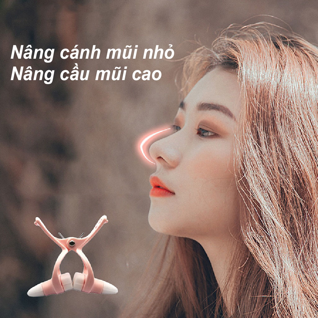 Kẹp định hình nâng mũi và định hình sống mũi làm đẹp tiện dụng an toàn (có hàng sẵn) (Hàng Chính Hãng)