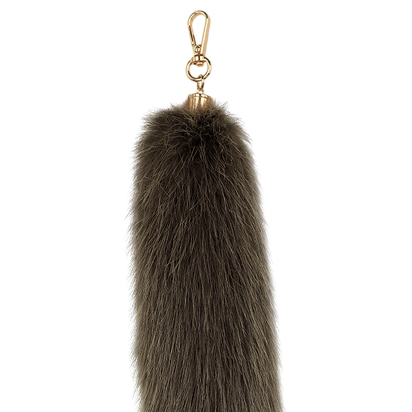Faux  Tails Pendant Plush Tail Keychain Pendant Hanging Pendant Ornament Car Bag Charm Pendant for Wallet, Tote Bag, Handbag, Women Men Gifts
