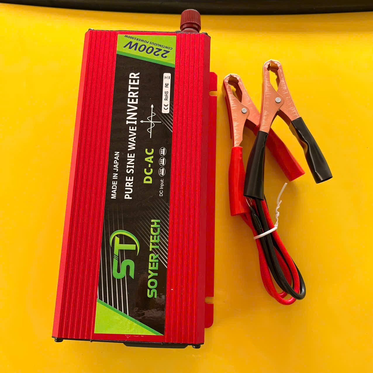 Kích Điện Biến Tần Sin Chuẩn 12V-24V–220V 2200W – Hàng Nhật Ổn Định