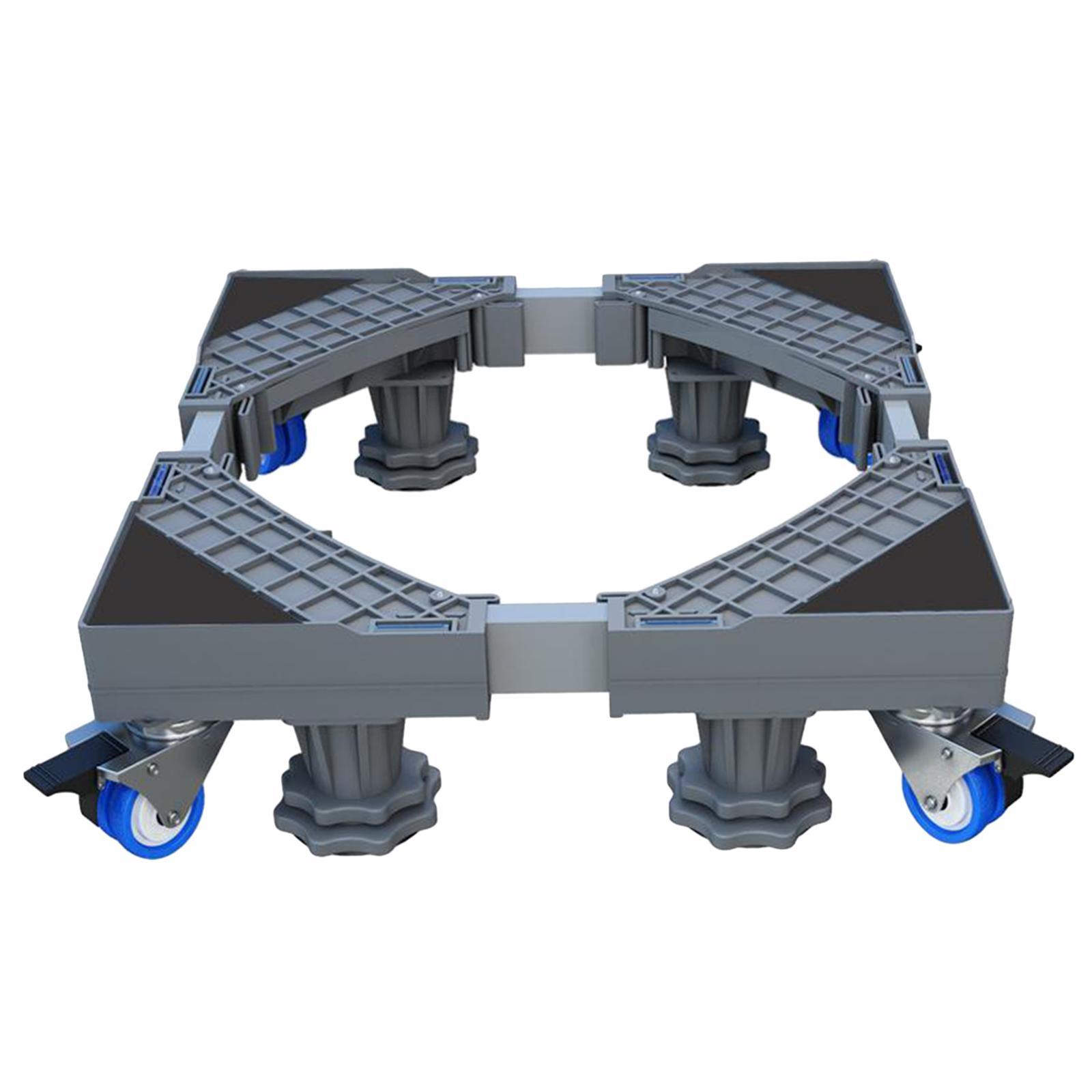Washing Machine Stand Mobilbe Base Bracket for Washer Dryer Style 1 Gray