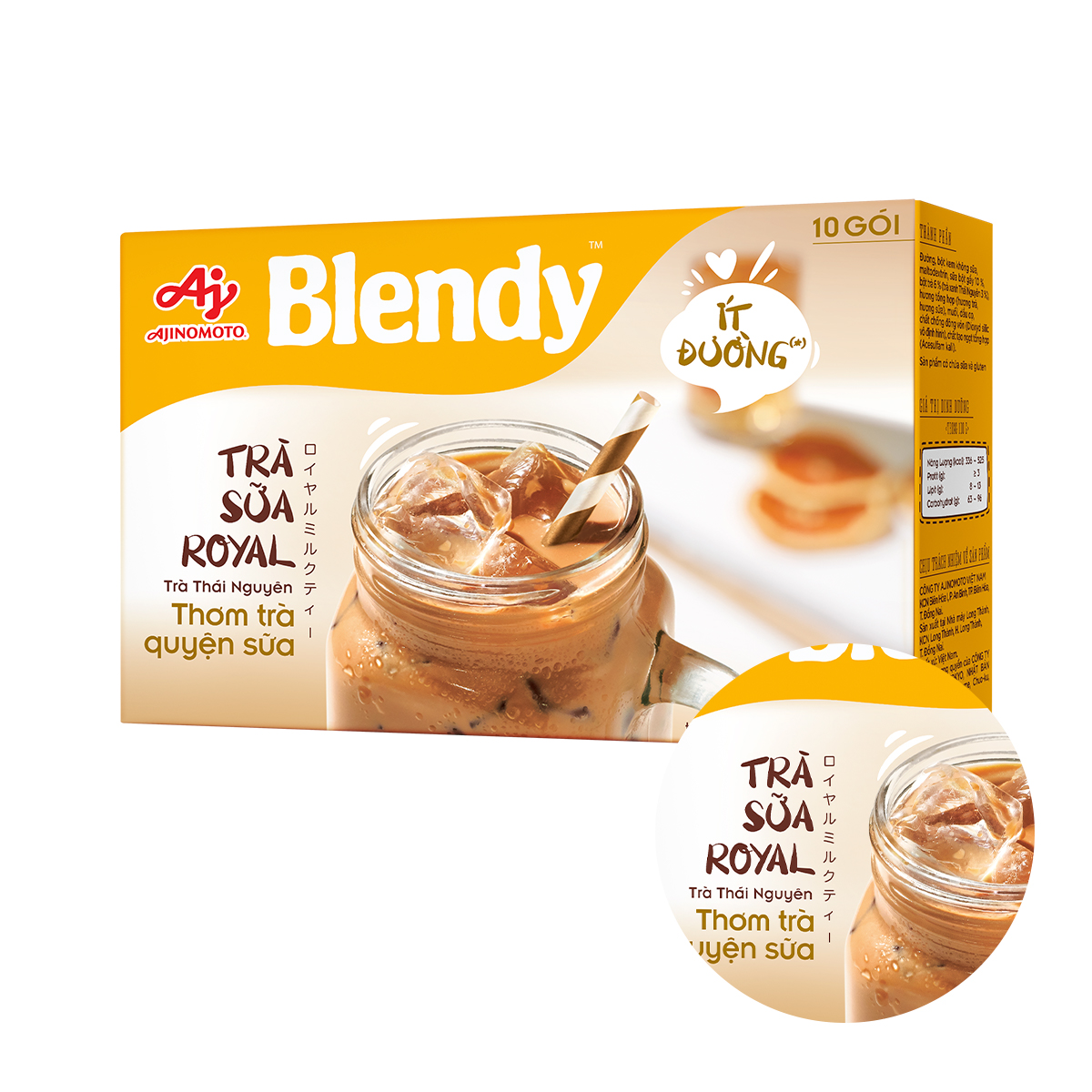 Combo 2 Hộp Trà sữa Royal Blendy® 144g/Hộp (1 Hộp 8 Gói)