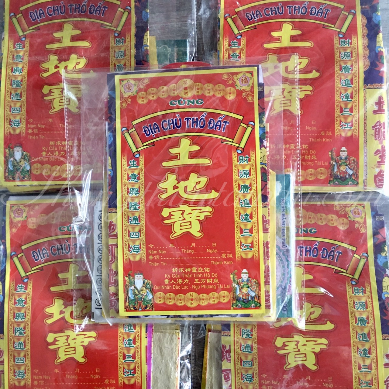 Bộ giấy cúng Thổ Địa Đất Đai