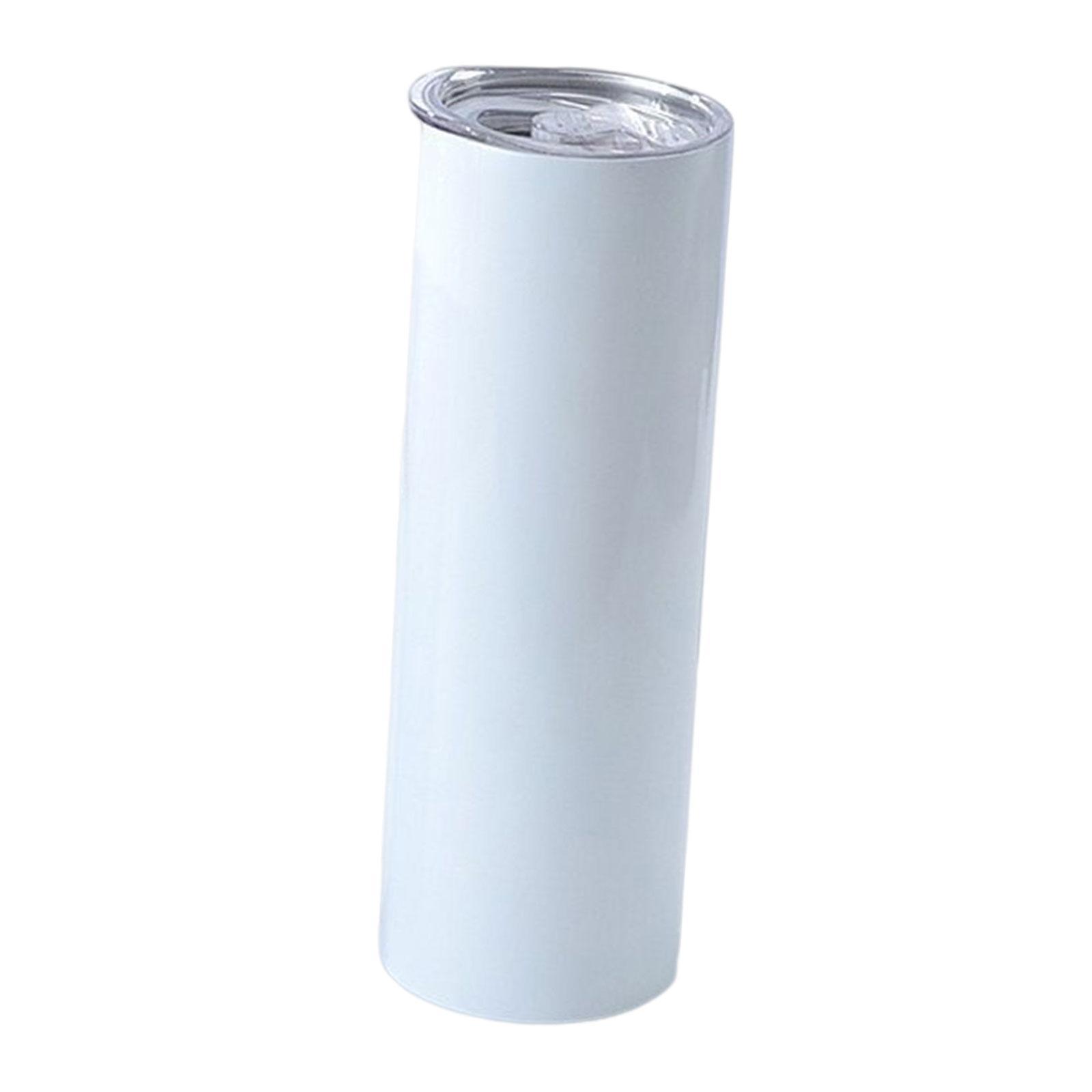 Sublimation with Lid Water Tumbler for Heat Transfer DIY Gift