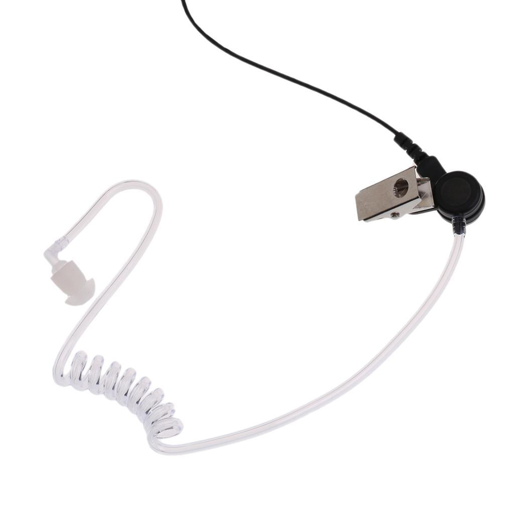 2X 2-pin Acoustic Tube Earpiece Headset for