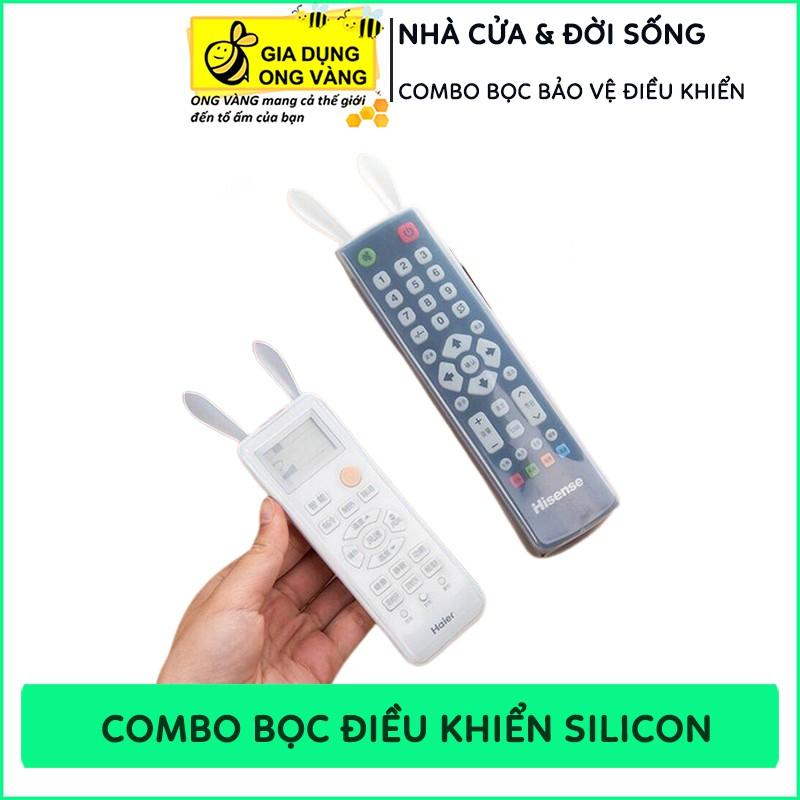 Vỏ Bọc Điều Khiển Remote Tivi, Điều Hòa, Phát Sáng Buổi Tối Kiểu Mới