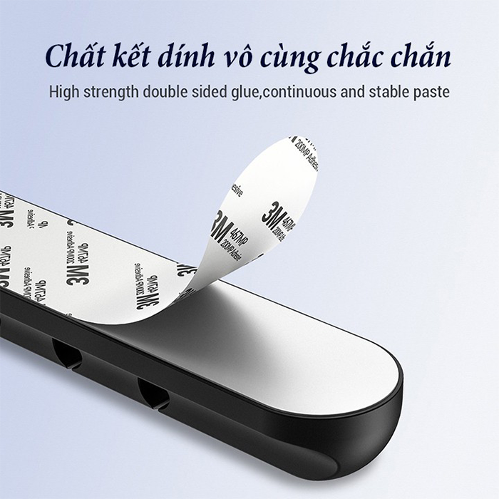 Kẹp Giữ Cáp Dây Điện Đa Năng Dán Bàn Bằng Cao Cấp SSN09