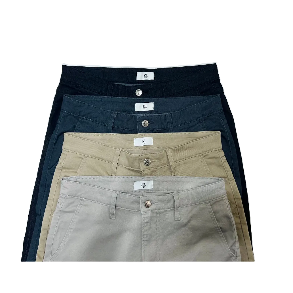 Quần Kaki Dáng Jean Q6, quần âu dáng jean siêu đẹp, phong cách sang trọng chĩnh hãng thương hiệu SAMMA JEANS - BLK