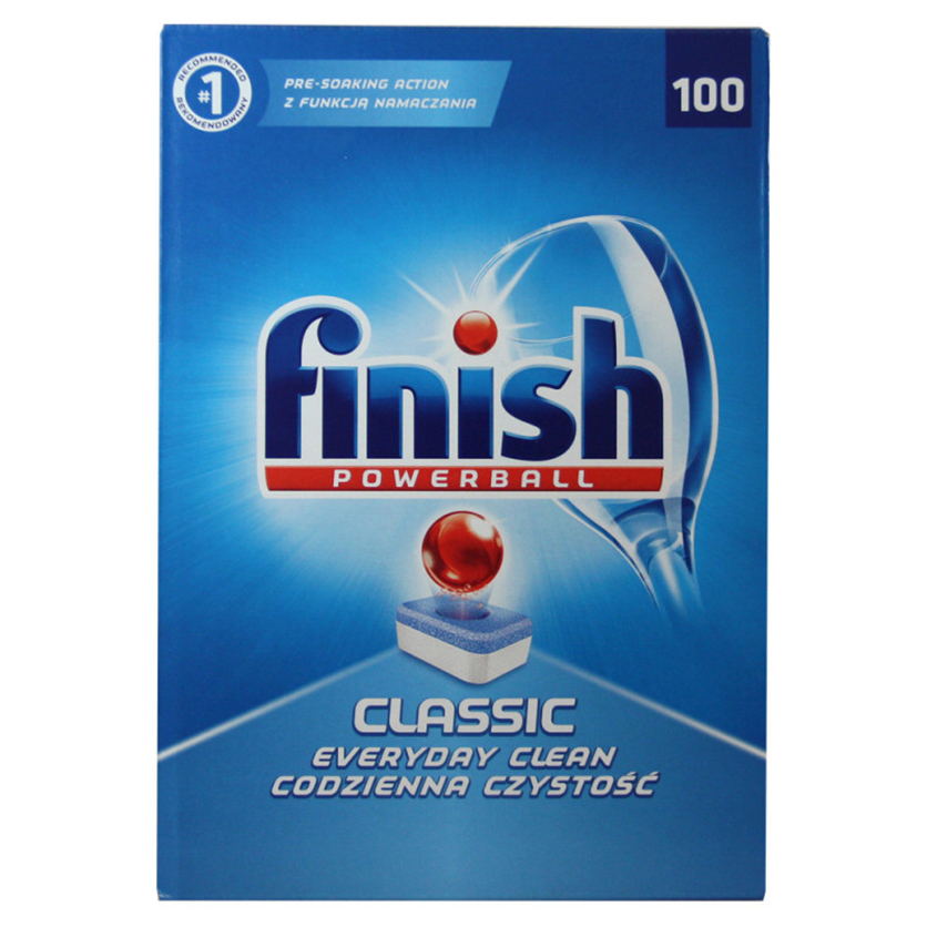 Hình ảnh Hộp 100 viên rửa chén Finish Classic Dishwasher Tablets PTT025445