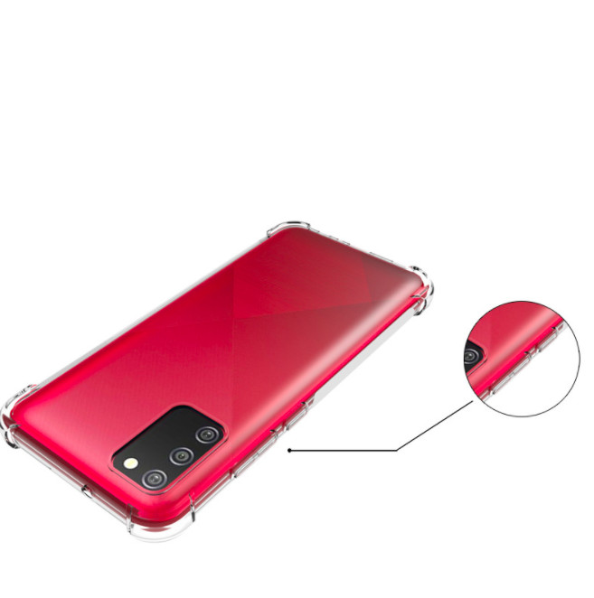 Ốp lưng dẻo trong chống sốc dành cho Samsung Galaxy A02s - Hàng nhập khẩu