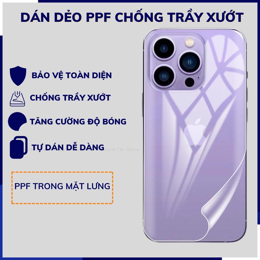 Dán dẻo ppf ip 14 pro max ip 14 trong suốt hoặc nhám chống bám vân tay bảo vệ camera mua 1 tặng 1 huỳnh tân store