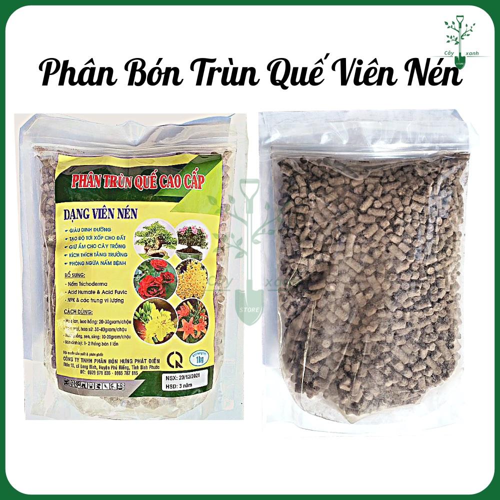 Phân Bón Trùn Quế Viên Nén HPD 1Kg Cao Cấp Phân Bón Hữu Cơ Chuyên Cho Lan Và Cây Kiểng