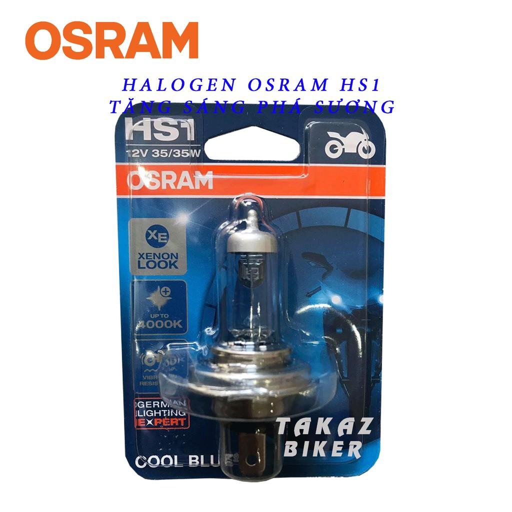 Bóng đèn HAL OSRAM HS1 Air Blade, Wave RS , Exciter , Vison tăng sáng +20% màu sáng xanh dương hiện đại 64185CB 35W 12V