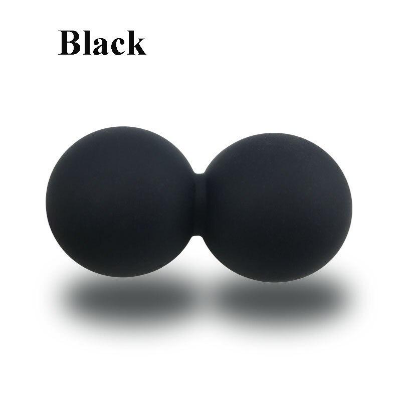 Food Grade Silicone Yoga Peanut Massage Ball Fascia Ball Relieve Relax Muscles Fitness Massage Double Ball Exercise Ball