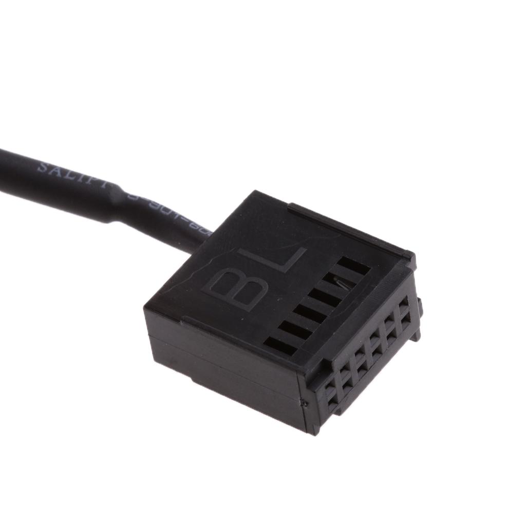 Car 3.5mm Male Aux Audio Input Connector Cable Adapter For Ford Focus Mondeo