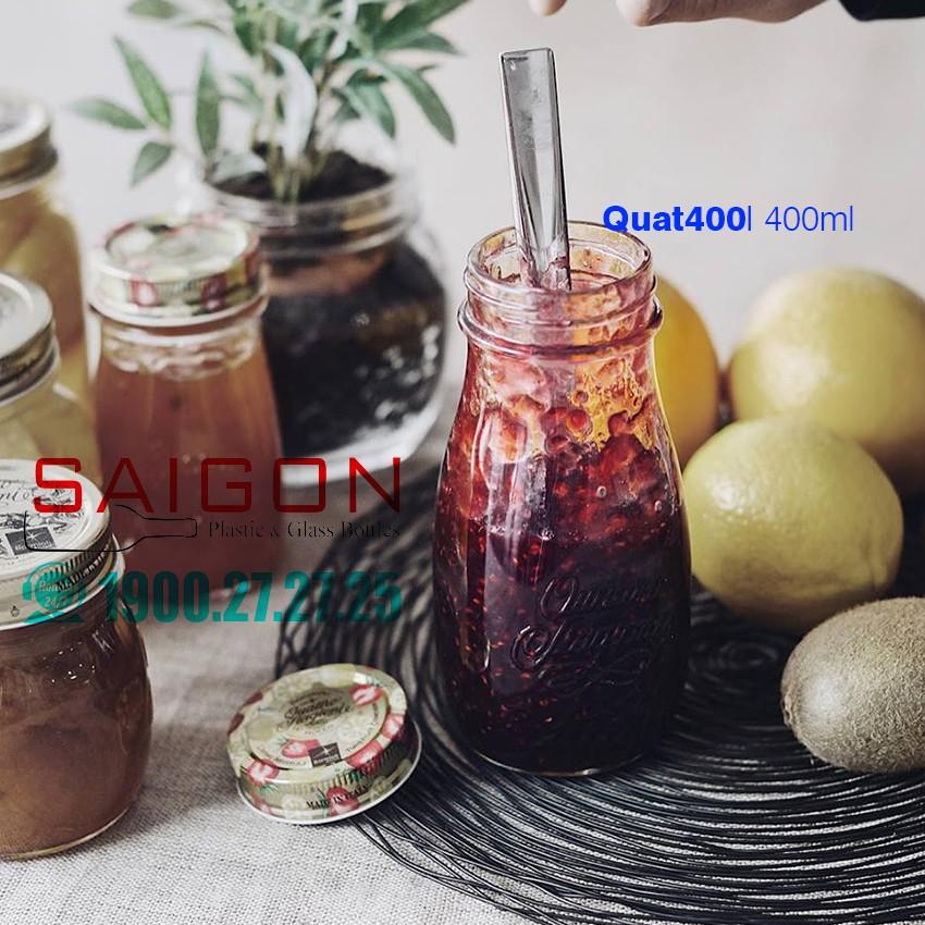 Chai thủy tinh Italia Quattro Stagioni 200ml - 400ml - 1000ml