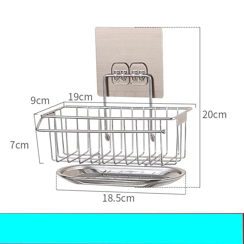 Giá Treo Đồ Đa Năng , Giá Hứng Nước Inox Giá Để Rẻ Rửa Bát , Kèm Miếng Dán Tường Mẫu Mới Về TOZAMI