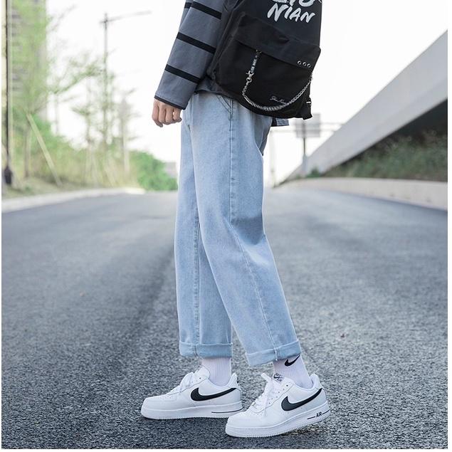 Quần Jean Baggy Ống Suông Rộng nam nữ TR03 - Phong cách HÀN QUỐC - PATADOSHOP