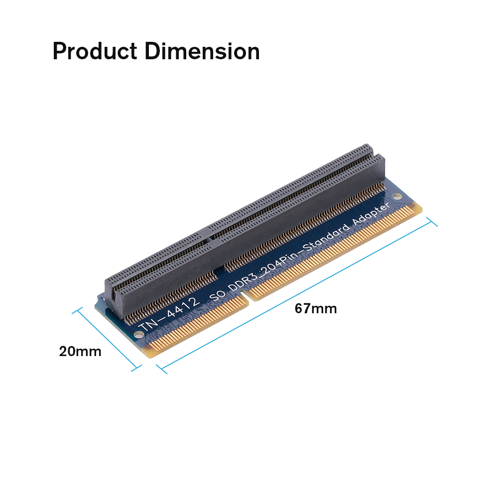 Bộ Nhớ Thẻ So DDr3 204pin Bảng Mạch Tn-4412 Cho Máy Tính Xách Tay