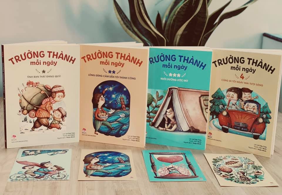 COMBO 4 CUỐN TRƯỞNG THÀNH MỖI NGÀY - Bìa cứng